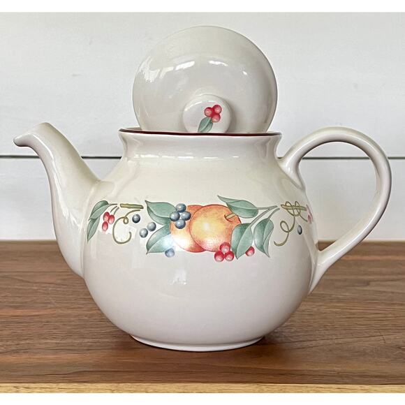 Teapot & Lid Abundance (Corelle) by Corning Corelle Replacement 1990 - Picture 4 of 10